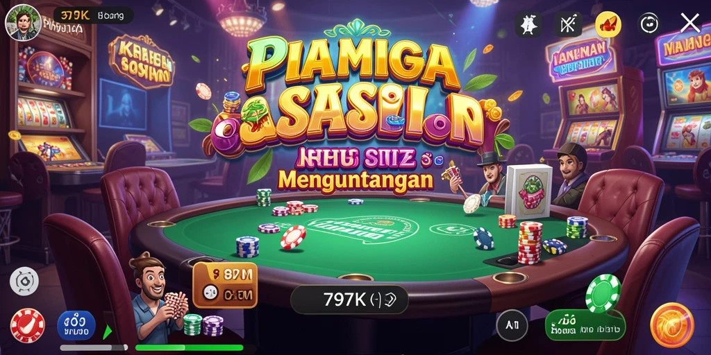 Tampilan gameplay menarik dari permainan kasino 797K yang penuh aksi.