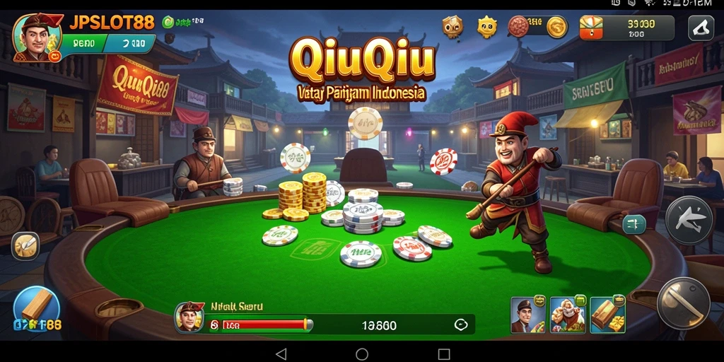 Screenshot JPSLOT88 menampilkan gameplay seru QiuQiu yang menarik.