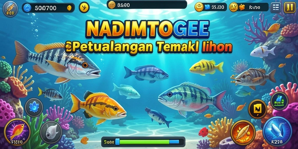 Gameplay Tembak Ikan yang seru dan menantang.