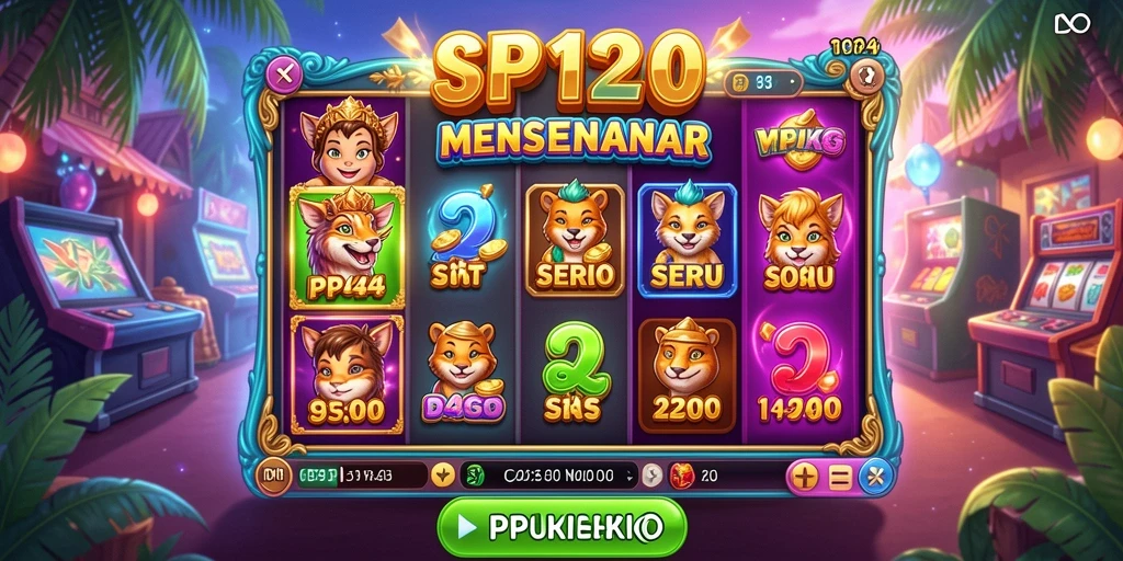 Screenshot utama gameplay Slot PP444 yang menampilkan keseruan permainan.