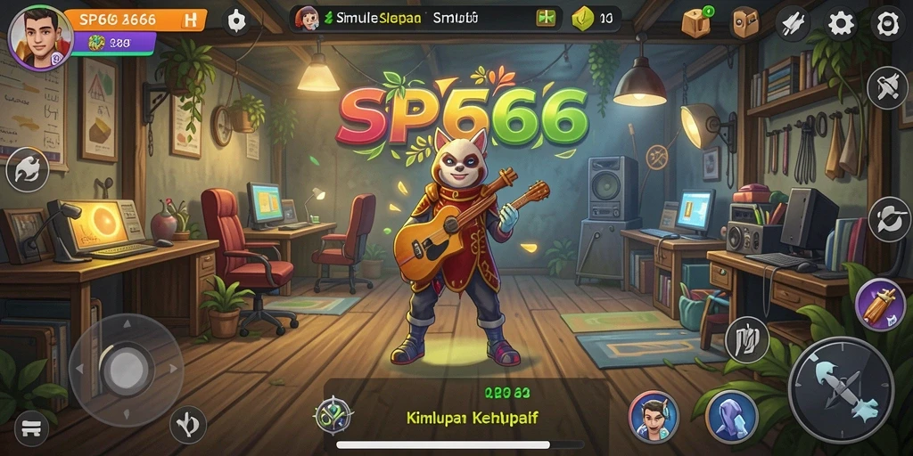 Tangkapan layar SP666 menampilkan pengalaman simulasi yang menarik dan interaktif.